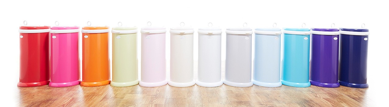 Ubbi Metalowy kosz na pieluchy - Biały