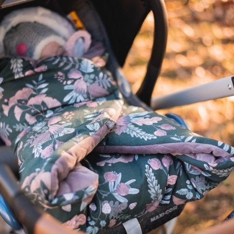 Makaszka Otulacz do fotelika Tropical Vibes 0+