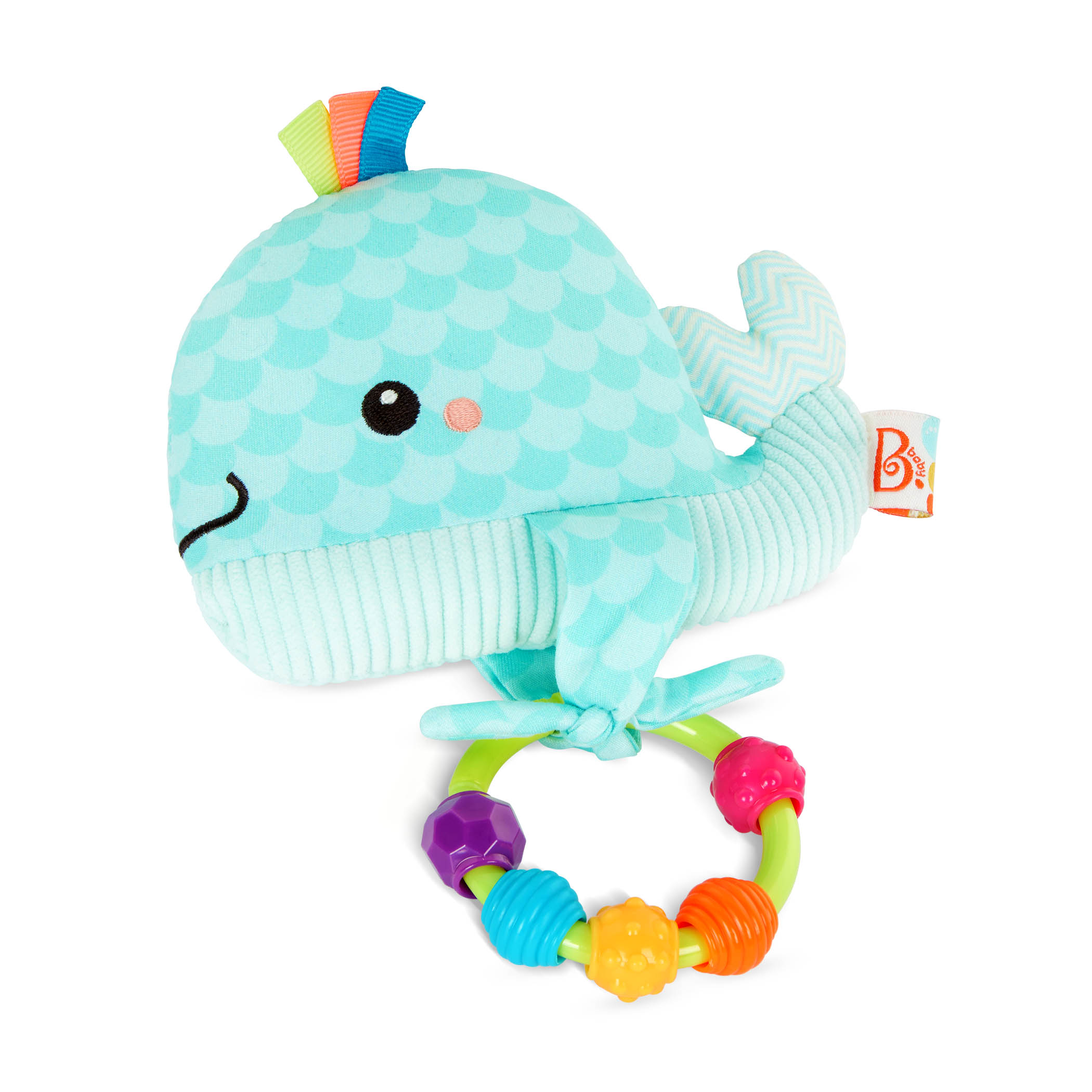 Btoys, Whimsy Whale – grzechotka sensoryczna – WIELORYBEK