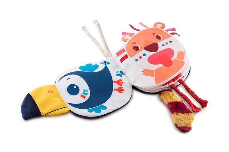 Lilliputiens, Książeczka aktywizująca "Kto się kryje za Pablo?" Tukan Pablo 9 m+