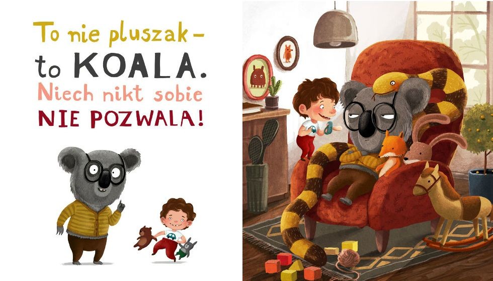 Bajka "Koala nie pozwala!" Rafał Witek - Książka dla dzieci