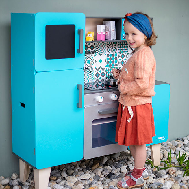 Janod Kuchnia Drewniana XL z Dźwiękiem Lagoon 3+