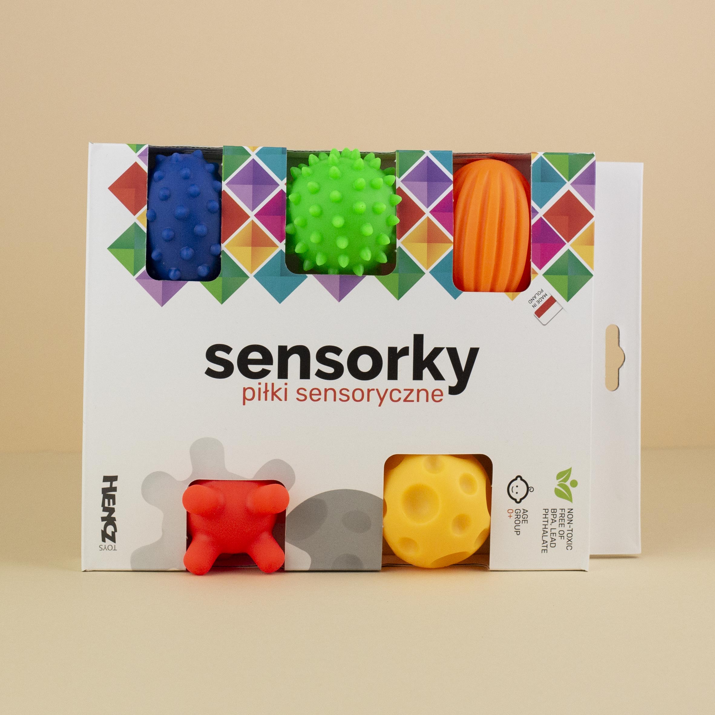 Mom's Care Piłki Sensoryczne 5 szt. 0+