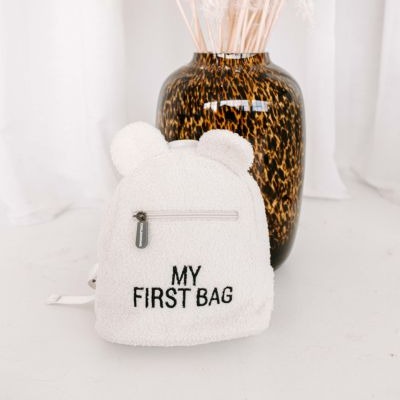 Childhome Plecak My First Bag Teddy Bear White 1+