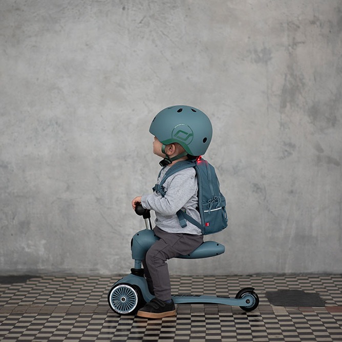 Scoot & Ride Kask Dziecięcy Steel 1-5 lat