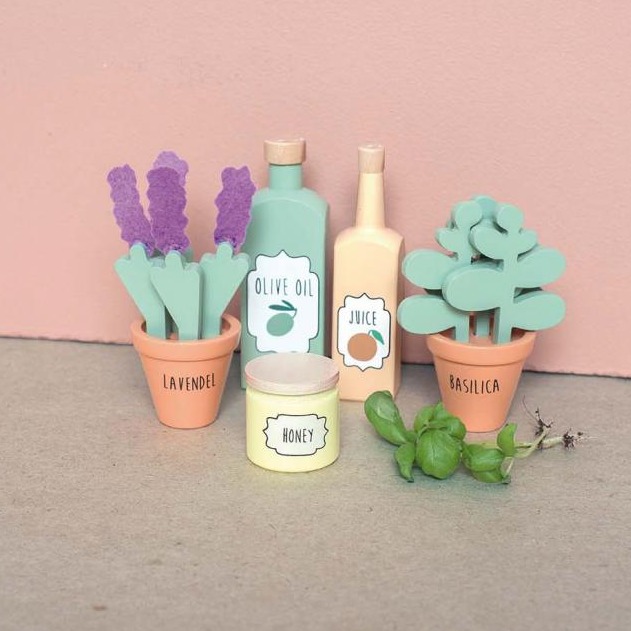 JaBaDaBaDo Drewniany Sklep Stragan z Akcesoriami 3+