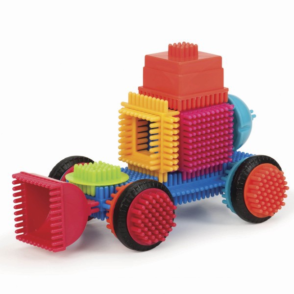 Bristle Blocks Klocki Jeżyki 80el w Słoju 2+