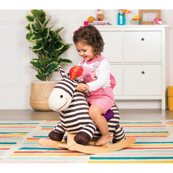 Btoys Zebra na biegunach Rodeo Rocker Kazoo 18m+