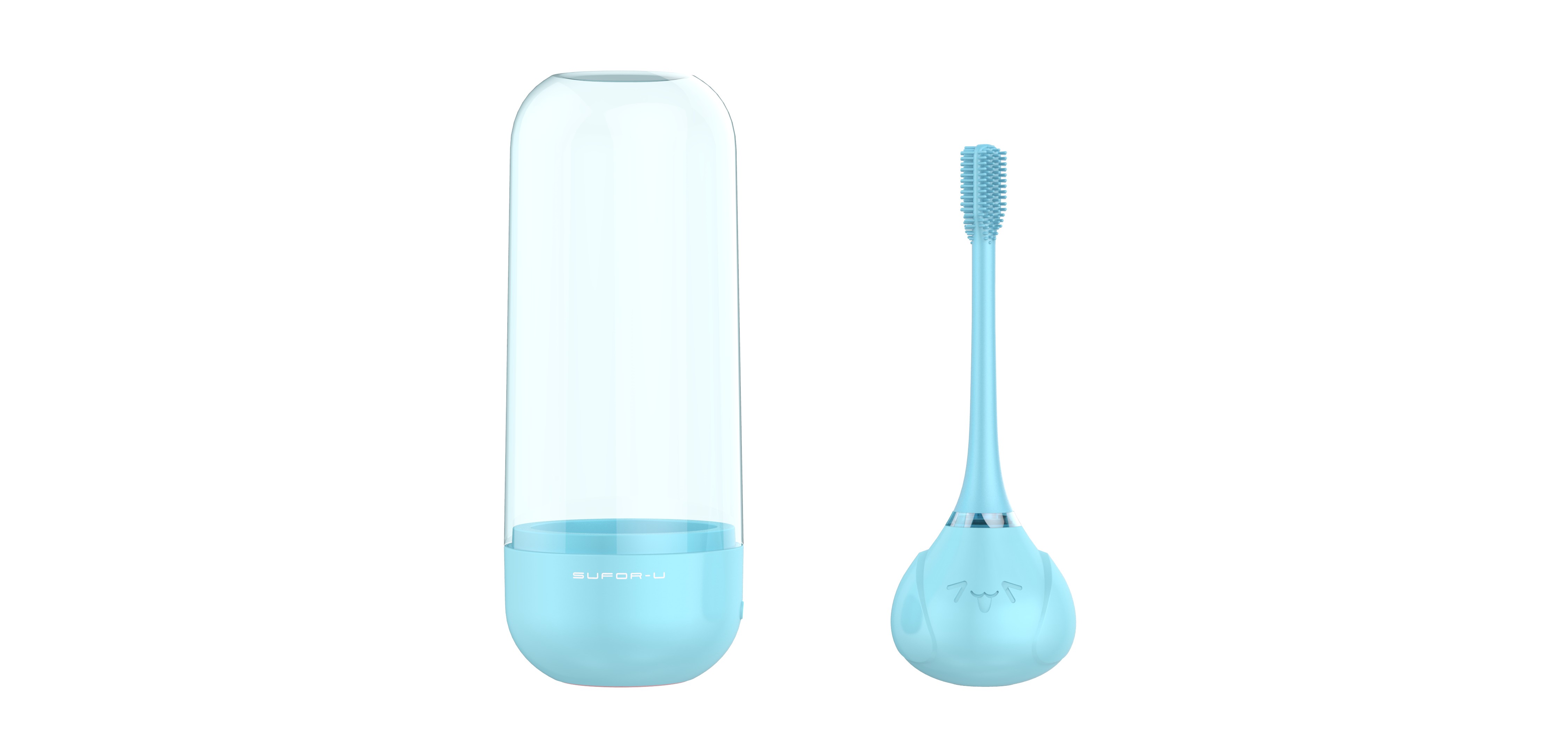 InnoGio Soniczna Szczoteczka 360° Niebieska 2-8 lat