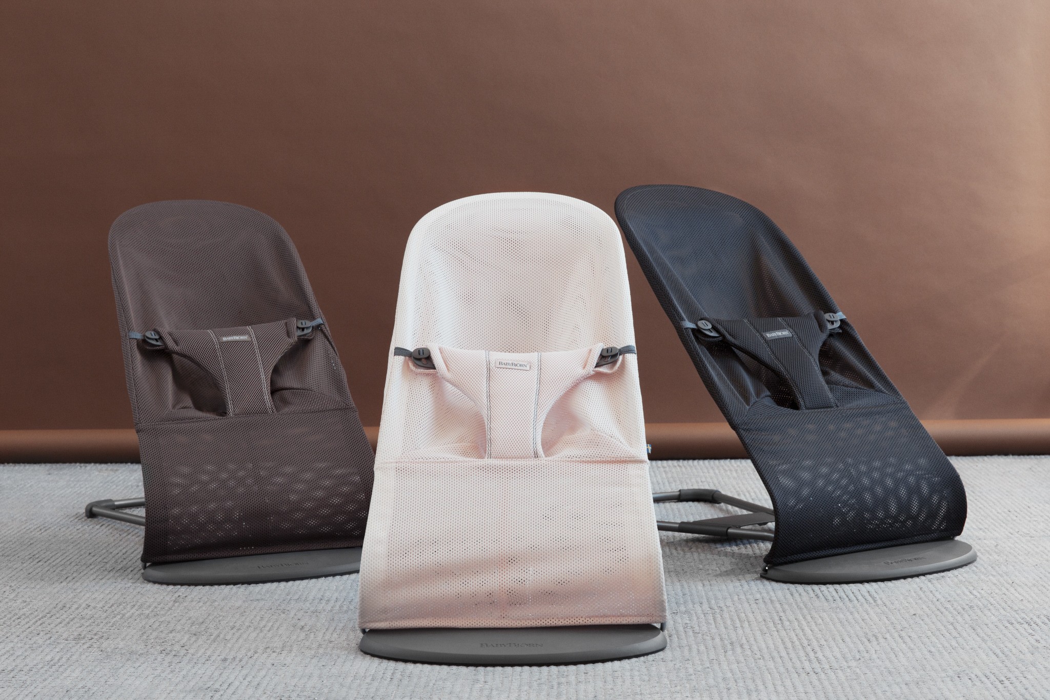 BabyBjorn Leżaczek Bliss Mesh Pudrowy Róż 0+