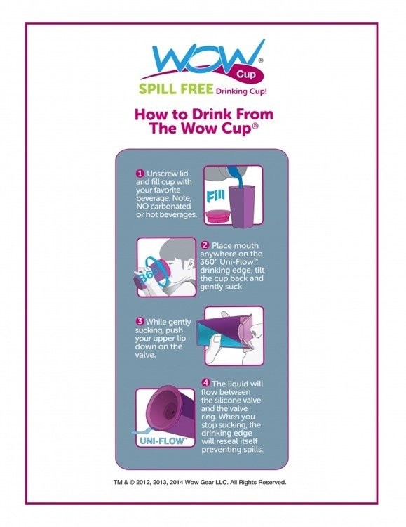 WOW Zapasowe uszczelki do kubeczka Kids różowe | Akcesoria