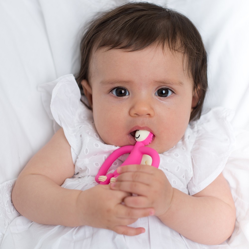 Matchstick Monkey Gryzak Masujący Szczoteczka Niebieski