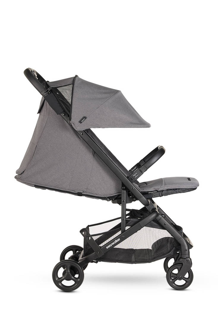 Easywalker Miley² Wózek Spacerowy Marble Grey 0+ z Torbą