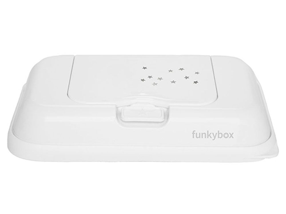 FunkyBox Pojemnik na chusteczki To go Grey little stars 0+