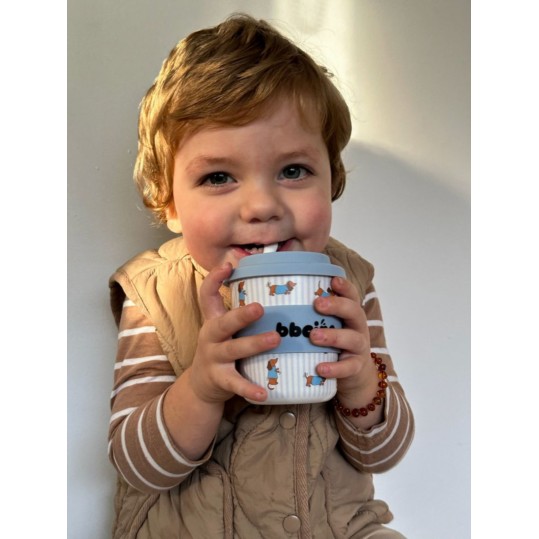BBCino Kubek Dziecięcy Dash in Blue 240 ml Babycino 12+