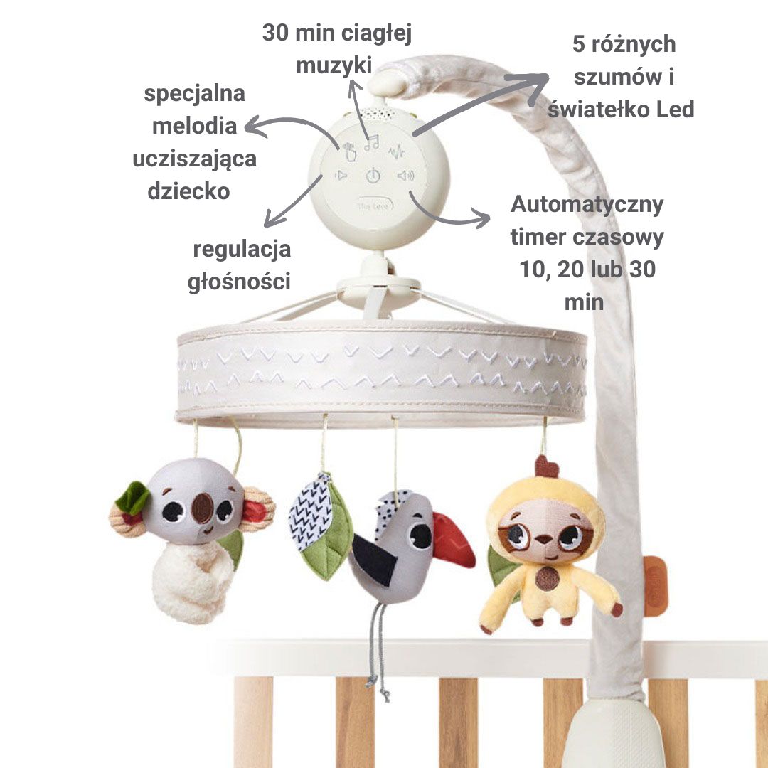 Tiny Love Karuzela Boho Chic z dźwiękami 0m+