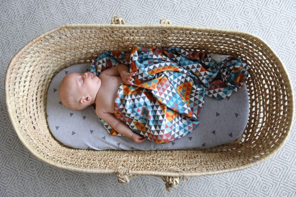 Bambusowa chusta Ethnic dla niemowląt 0+