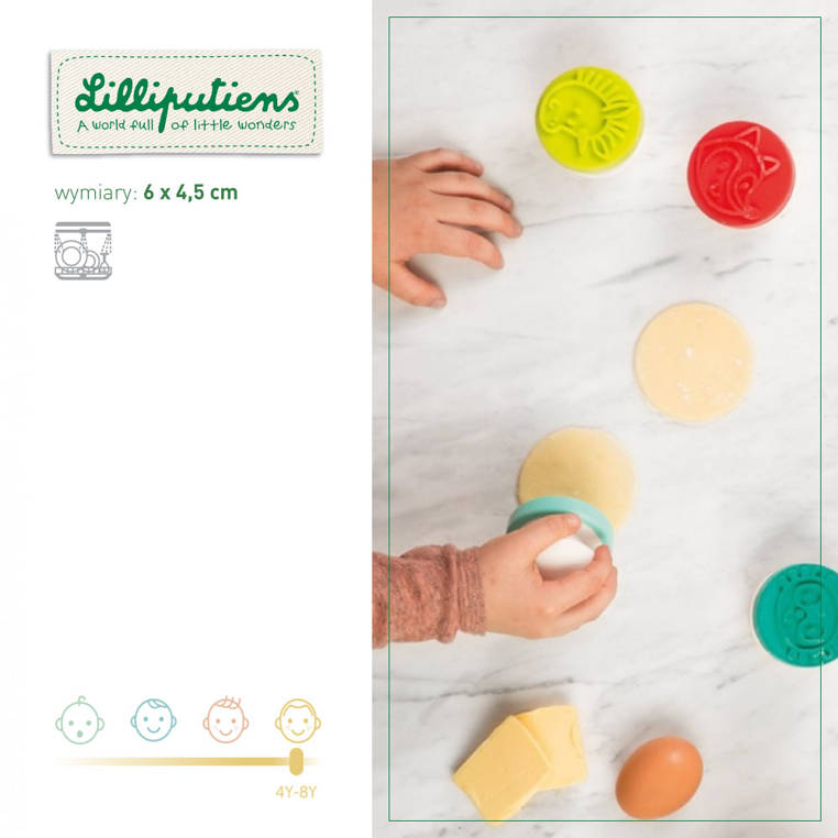 Lilliputiens Stemple do ciasteczek Las 4 szt. 4+