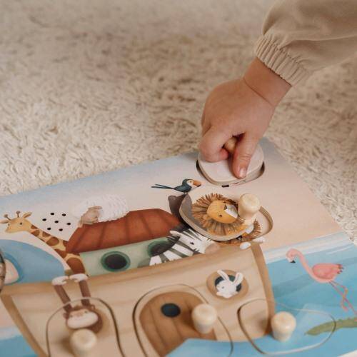 Little Dutch Puzzle Dźwiękowe Arka Noego 1+