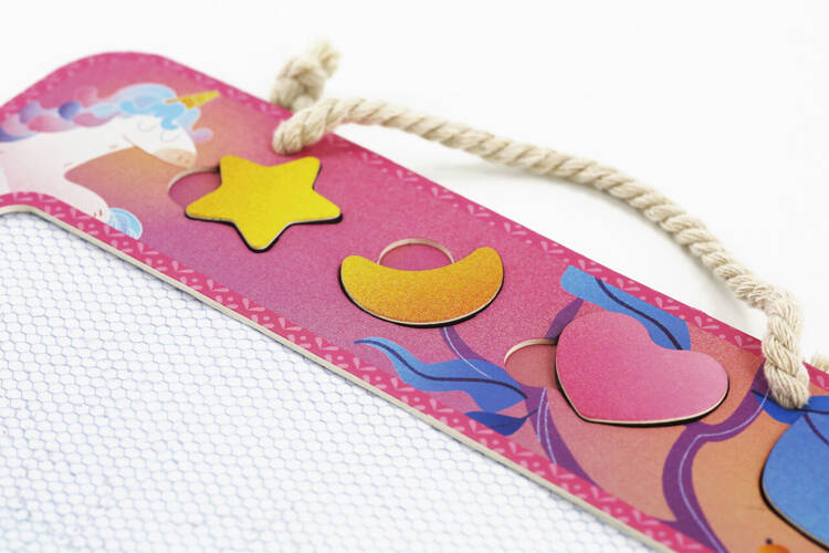 MierEdu Tablica Magnetyczna Znikopis Jednorożce 3+