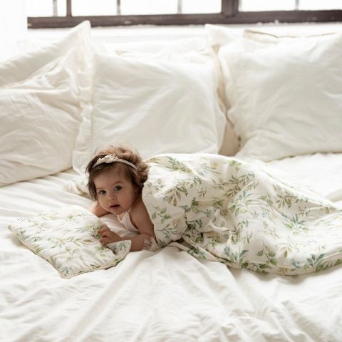 My Memi, Bambusowa poduszka 25x30 - botanic