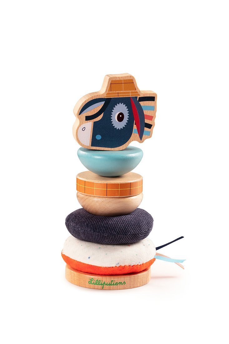 Lilliputiens Piramida Drewniana Osiołek Ignacy 1+