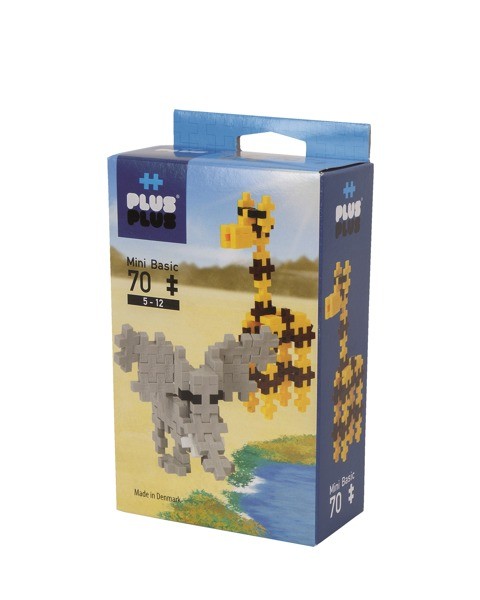 Plus-Plus Mini Basic 70 el. Safari Edukacyjne 3+