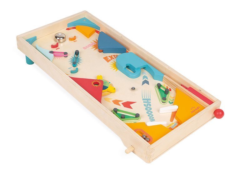 Janod Gra zręcznościowa Pinball 5+