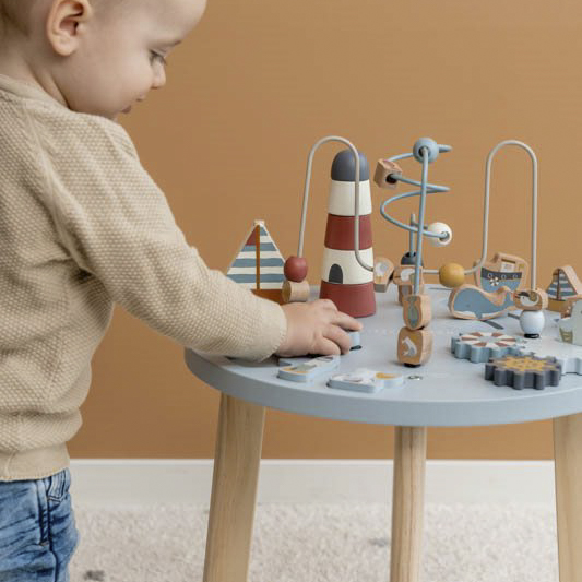 Little Dutch Stolik Edukacyjny Sailors Bay Drewniany 12m+