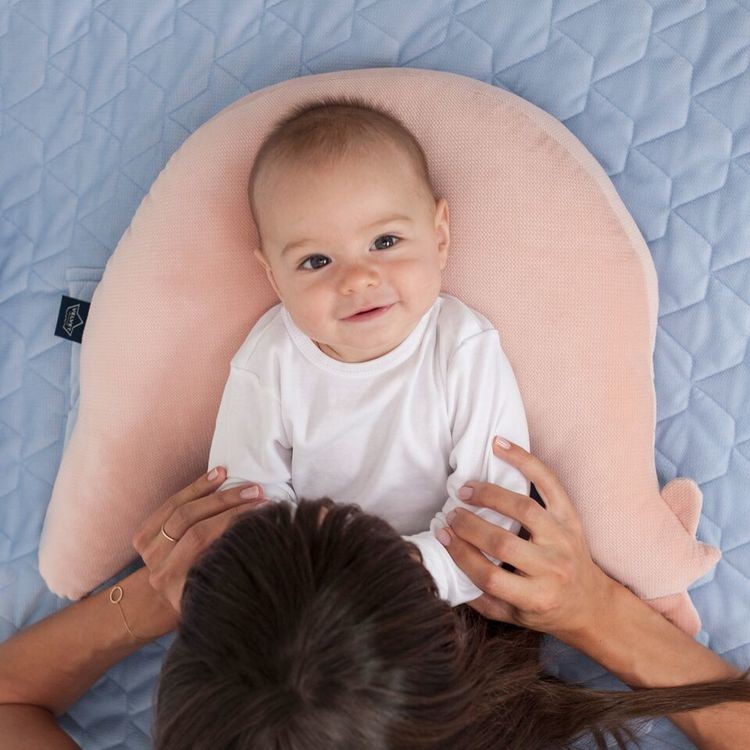 La Millou Kura Babci Dany Velvet Dove Blue | Poduszka do karmienia