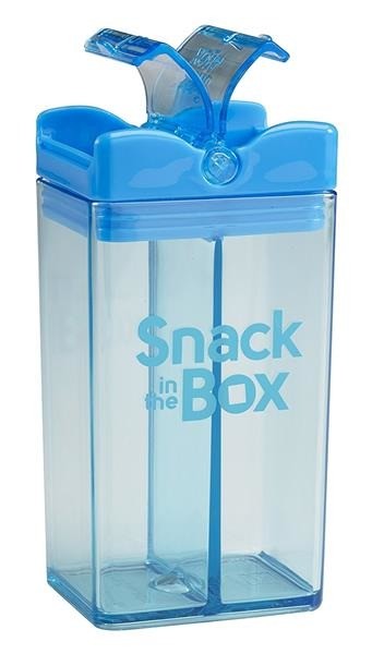 SNACK IN THE BOX Pojemnik na przekąski blue 1+