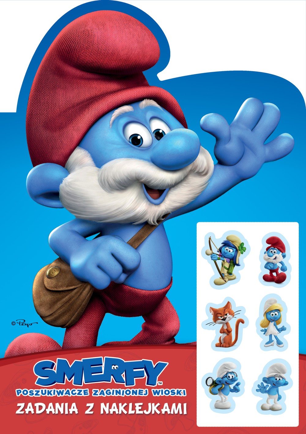 Smerfy Poszukiwacze zaginionej wioski - Zadania z naklejkami 4+