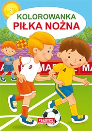 Piłka Nożna Kolorowanka Edukacyjna dla Dzieci 3+