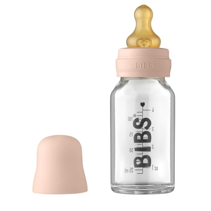Bibs Antykolkowa Butelka Szklana Blush 110 ml 0+