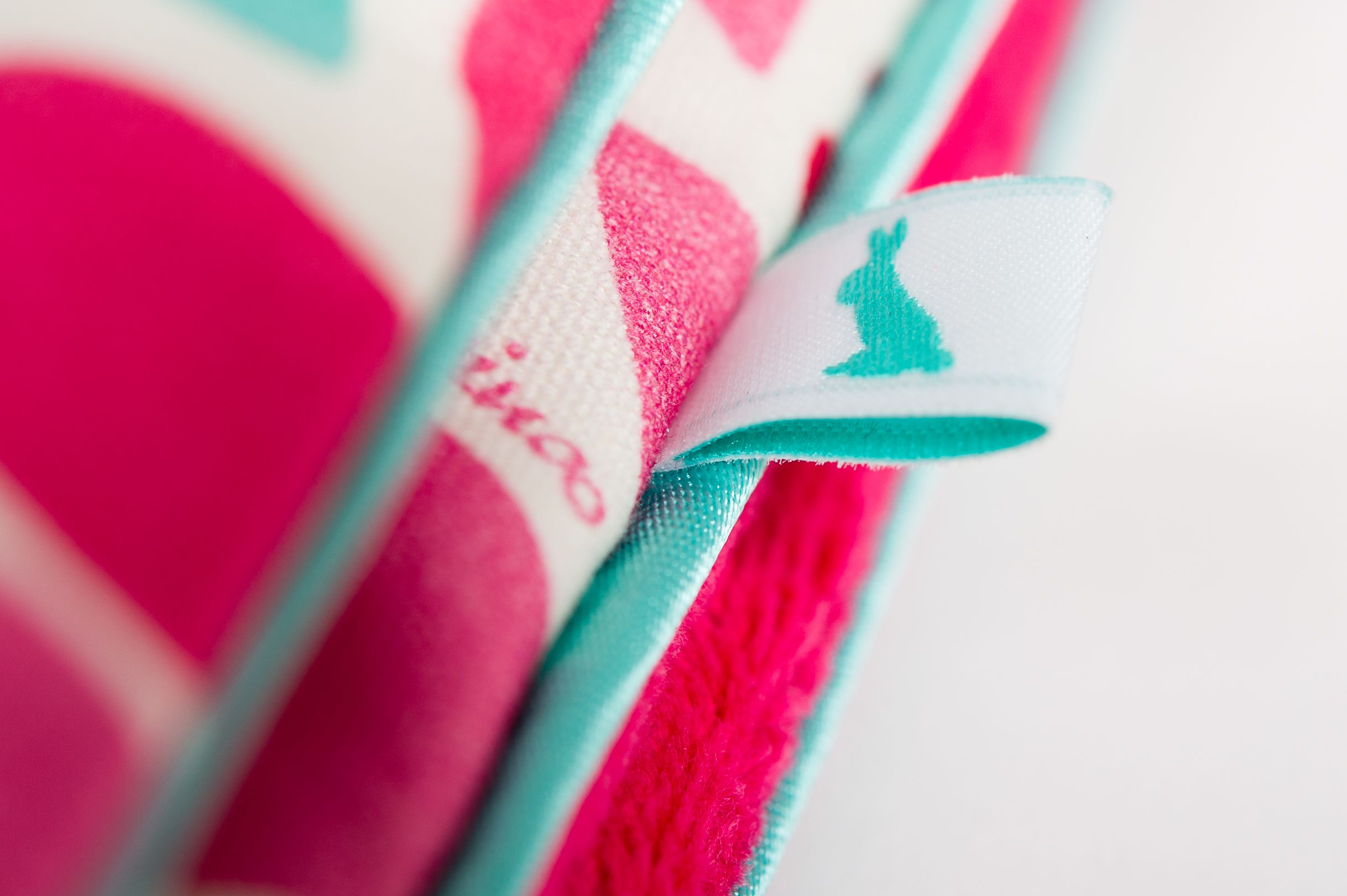 Lapinoo Kocyk w serca Bambusowy 100x80cm