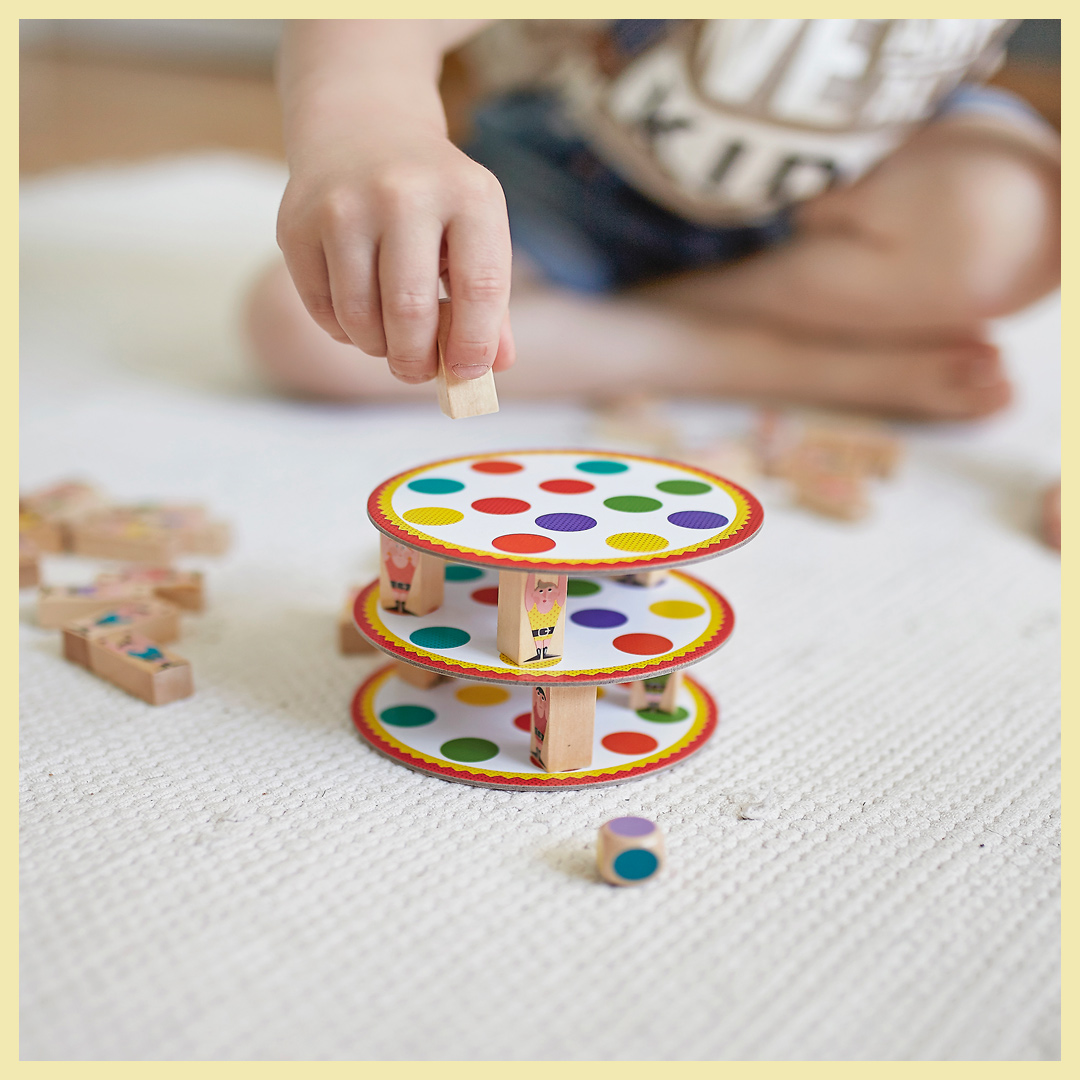 Janod Gra zręcznościowa Akrobaci 3+