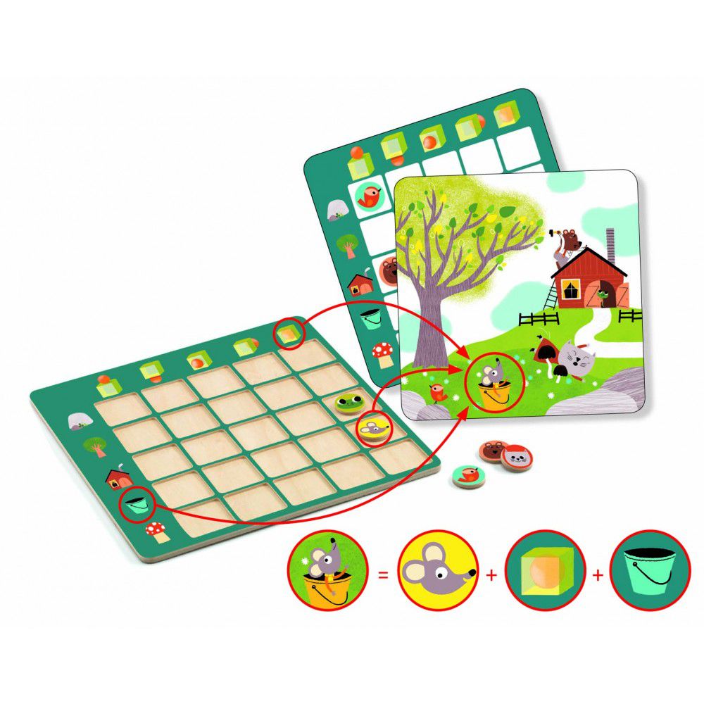 Djeco Eduludo Topologix Gra Edukacyjna 4+