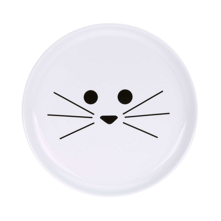 Lassig Talerz porcelanowy Little Chums Kot 3+