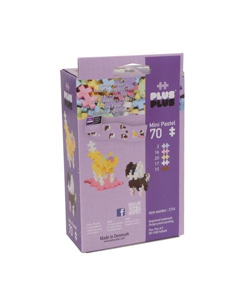 Plus-Plus Mini Pastel 70 szt. Pieski Edukacyjne
