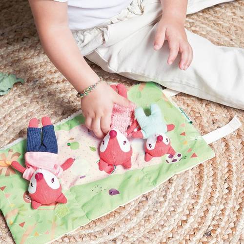 Lilliputiens Rodzina Lisków Alice z Matą 2+ | Przytulanki