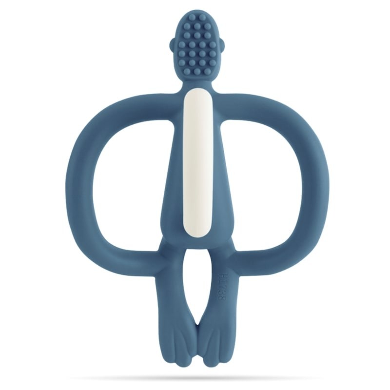 Matchstick Monkey Gryzak Masujący Velvet Navy ze Szczoteczką 0+