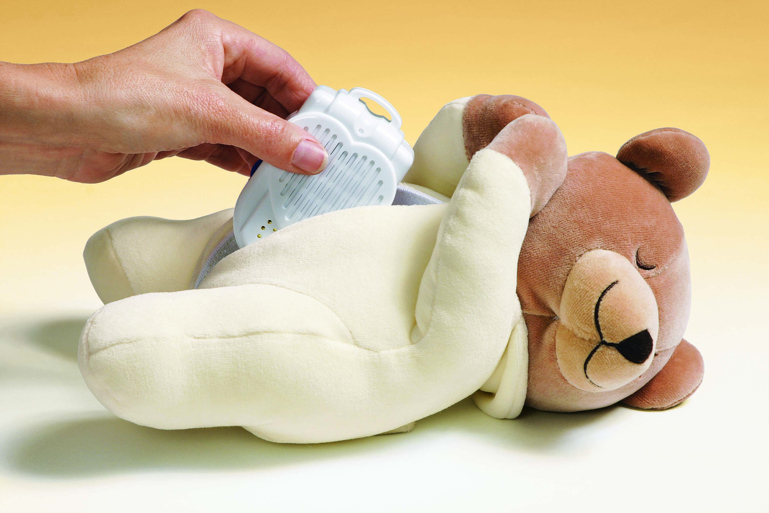 Miś szumiący Prince Lionheart z funkcją usypiania - kremowy