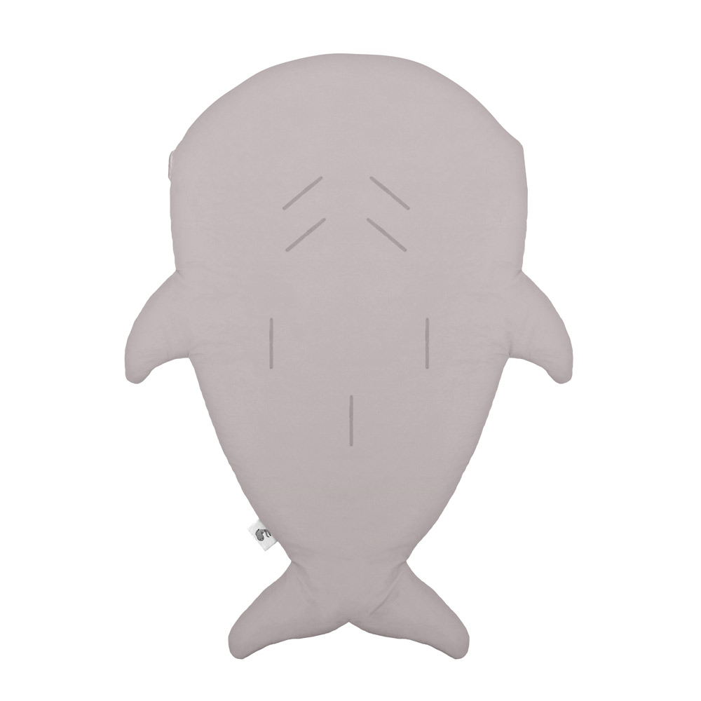 Baby Bites, Śpiworek zimowy Shark (1-18 miesięcy) Stone/Pink