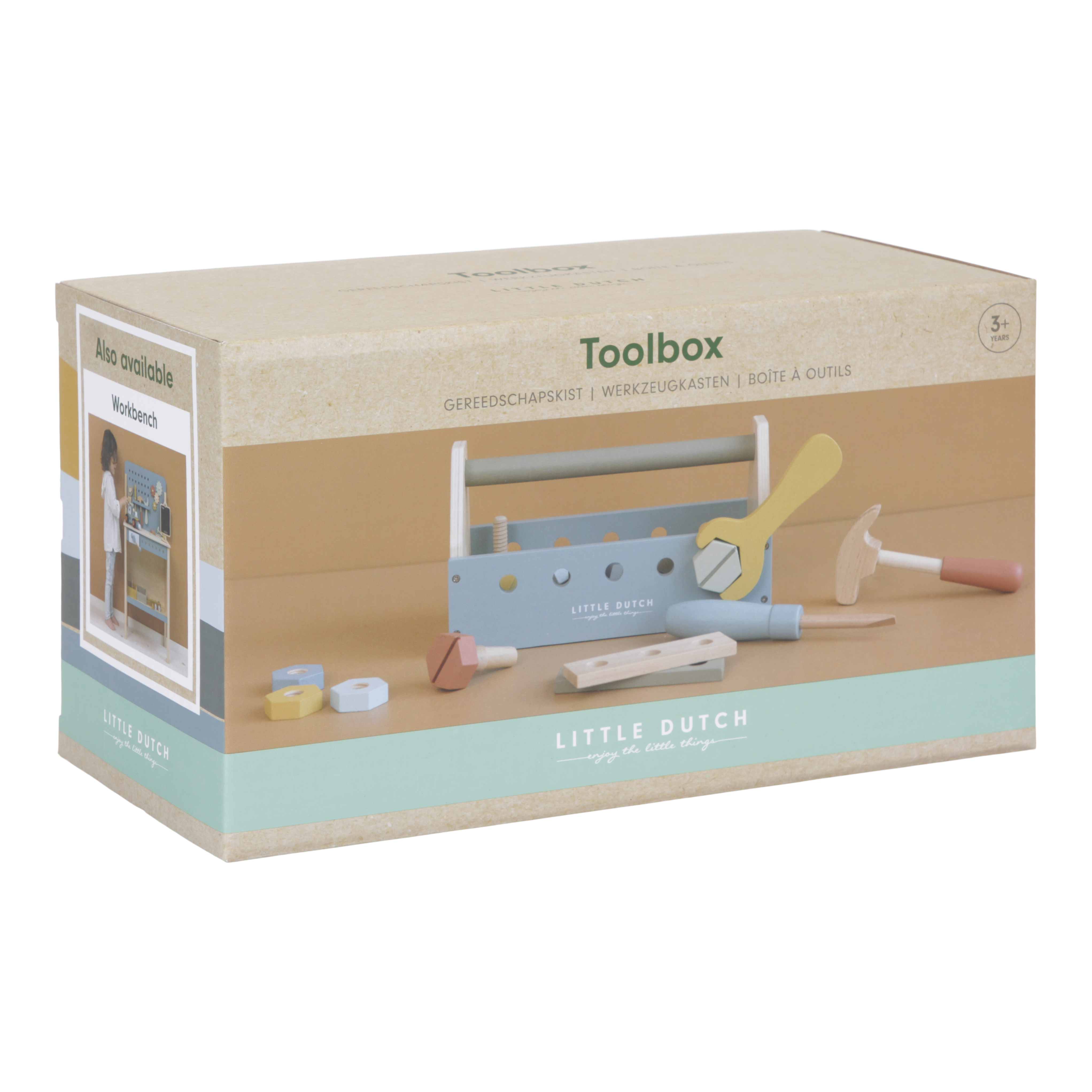 Little Dutch Zestaw Majsterkowicza Drewniany 20el 2+