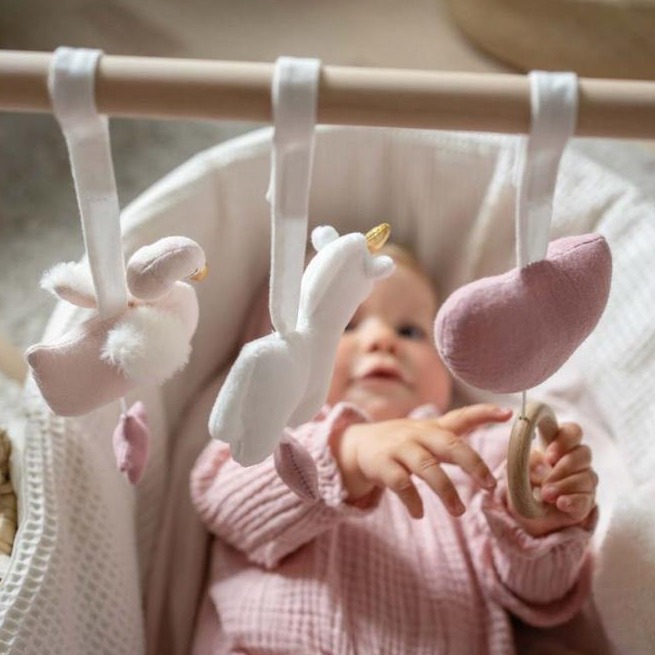 Jabadabado, Grzechotki - zawieszki łabędź do stojaka edukacyjnego