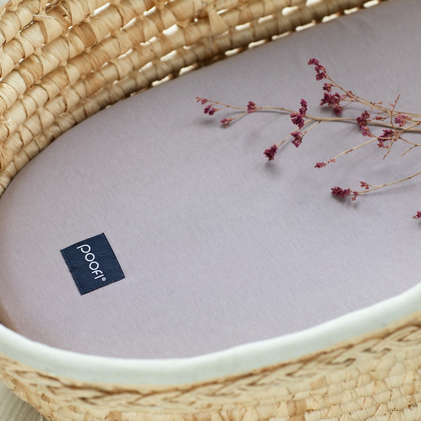 Poofi Prześcieradło do gondoli Lawenda 35x75cm 0+