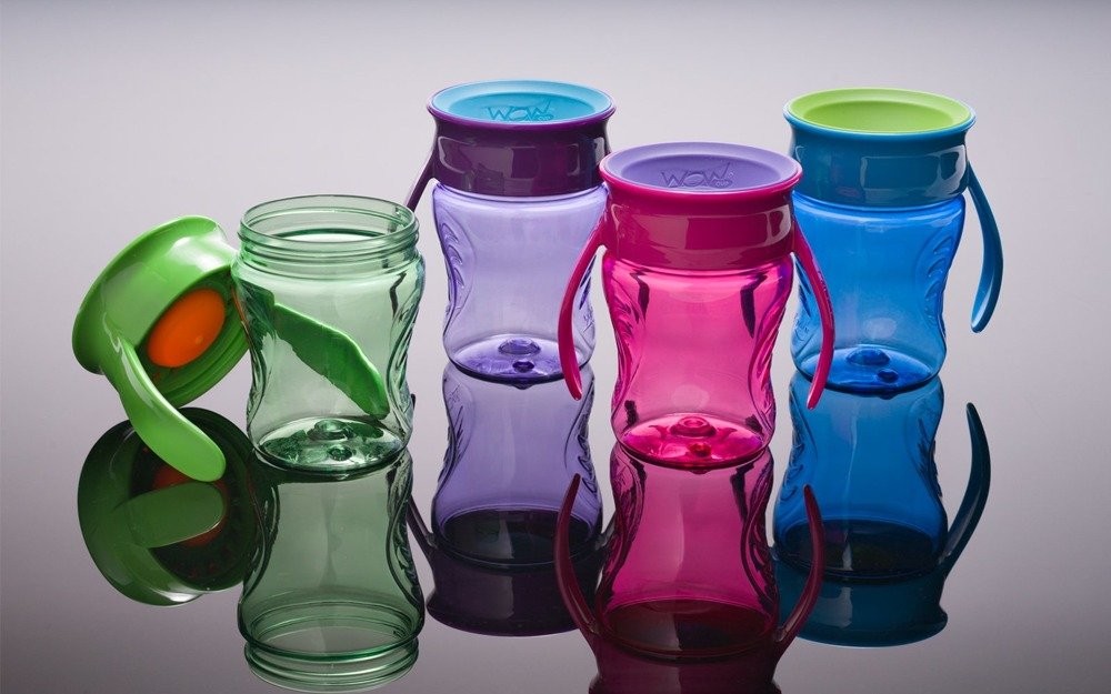 WOW CUP 360 Przejściowy Kubek Treningowy Fioletowy 207ml