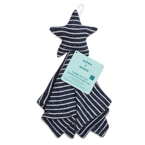 Aden & Anais Przytulanka Snuggle Knit Navy Stripe 0+