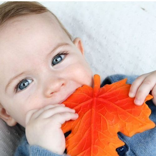 Lanco Gryzak Listek Klonu Naturalny Kauczuk 0+