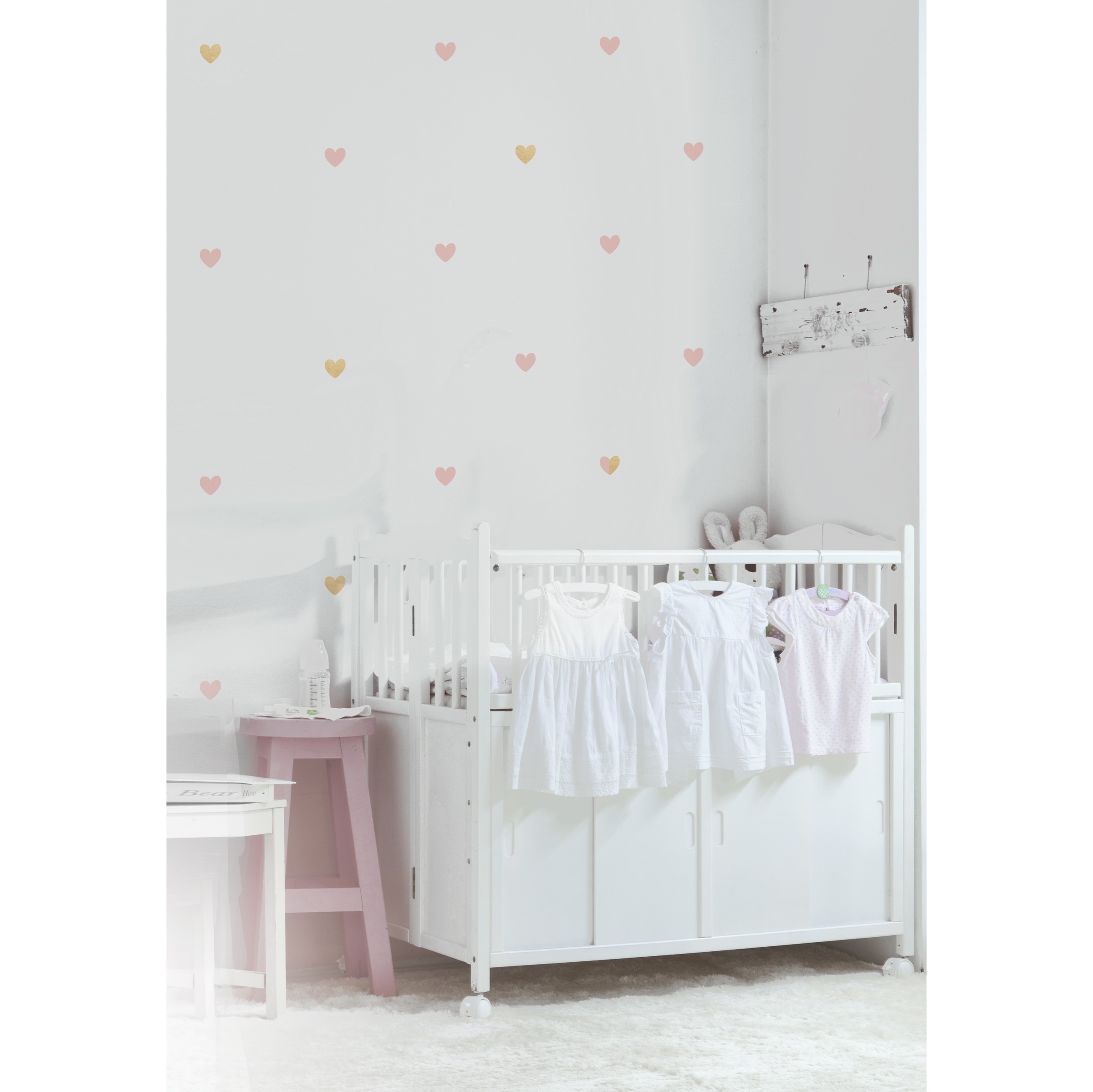 Dekornik , Naklejki ścienne serduszka